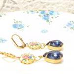 Garden Jewel - Vintage Crystal Earrings