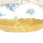 Large Gold Feather Barrette - Woodland